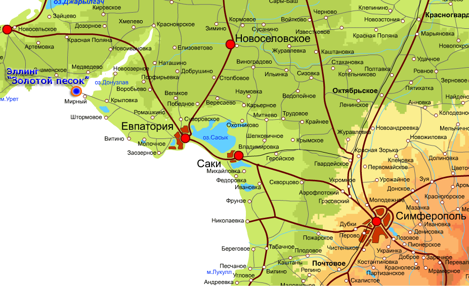 Поповка крым карта