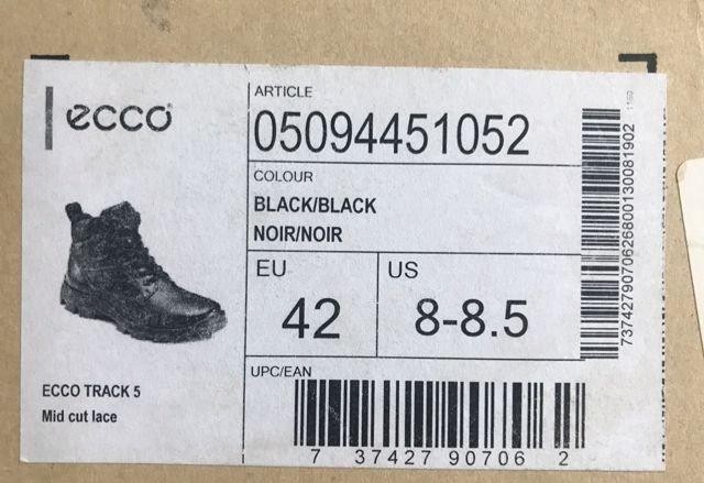 Ecco track 6 mid cut clearance lace